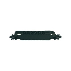 Παραδοσιακή Λαβή Εξώπορτας 246 Σιδερένια Μαύρη με μήκος πλάκας 32 εκ