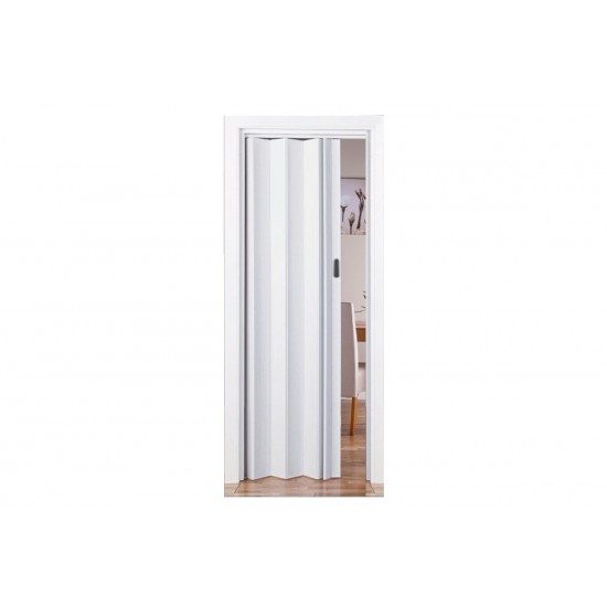 Πόρτα Πτυσσόμενη Frans Βαρέως Τύπου 88εκΧ220εκ Απομίμηση Ξύλου Λευκή