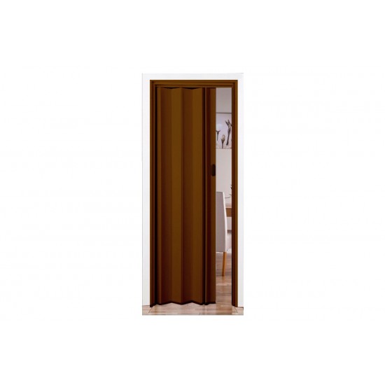 Πόρτα Πτυσσόμενη Frans Βαρέως Τύπου 88εκΧ220εκ Απομίμηση Ξύλου Μελί Σκούρο