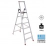 Σκάλα Αλουμινίου Επαγγελματικής Χρήσης Palbest Steady S503 2+1 Σκαλιά 132cm