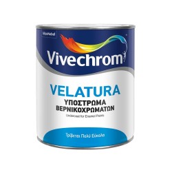 Υπόστρωμα Βερνικοχρωμάτων Διαλύτου Vivechrom Velatura Λευκό 750ml