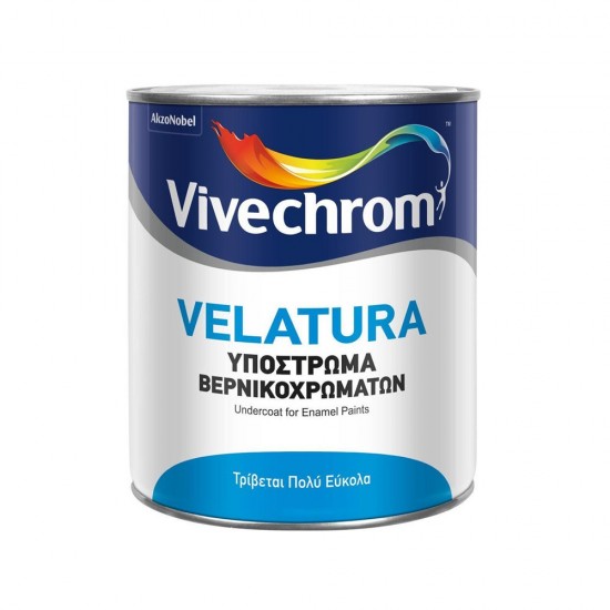 Υπόστρωμα Βερνικοχρωμάτων Διαλύτου Vivechrom Velatura Λευκό 2.5Lt