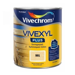 Συντηρητικό Εμποτισμού Ξύλου Βάσεως Διαλύτου Vivechrom Vivexyl Plus 501 Άχρωμο Ματ 2.5Lt