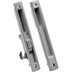 Domus Kliklok Lock for sliding aluminum doors 7610Z Silver